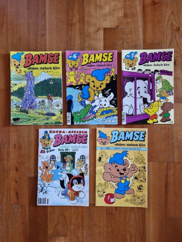 Bamse-paket – 1982-2023 (Blandade nummer) – Gott skick (FN-VF)