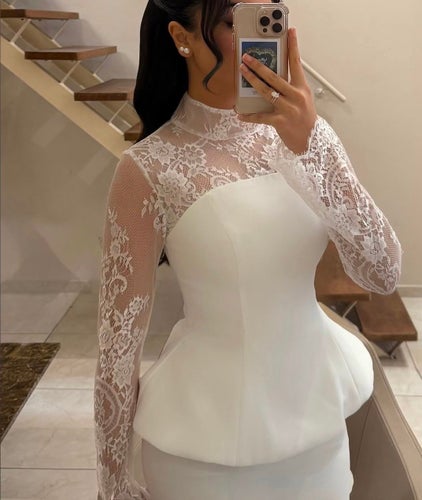Leyna Dresses vit klänning, storlek 44