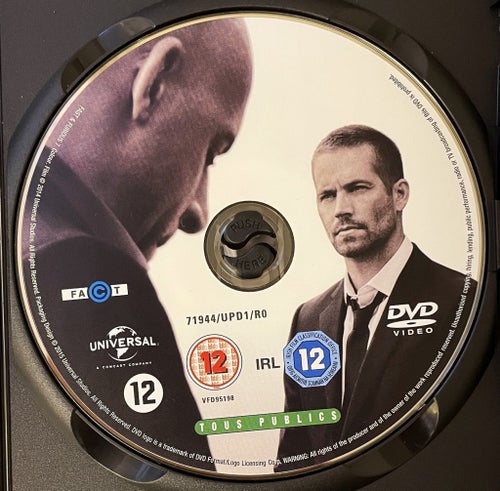Fast & Furious 7 DVD (Vin Diesel, Dwayne Johnson)