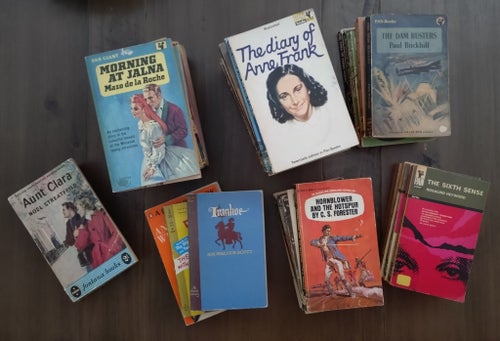 Engelska pockets 40st - Pan Books - Fontana - Penguin / 40, 50, 60-tal