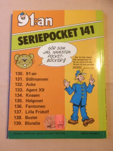 Seriepocket 140 - Agent X9