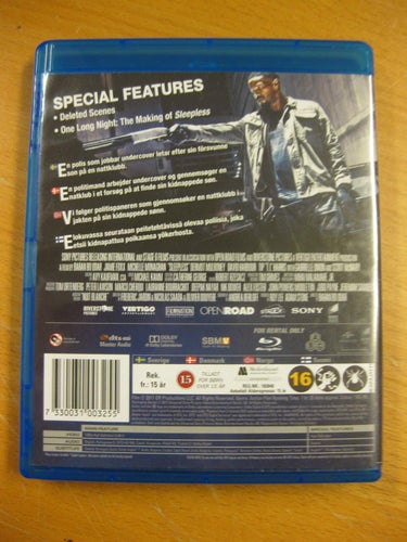 SLEEPLESS - JAMIE FOXX, MICHELLE MONAGHAN - BLU-RAY