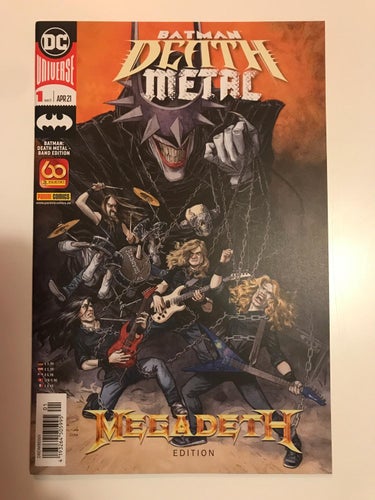 Batman Death Metal #1 Band Edition (German) "Megadeth" NM