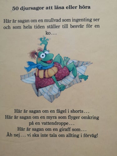 50 DJURSAGOR, BOKBORGEN 1987