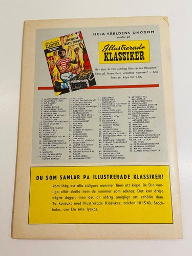 Illustrerade Klassiker - Nr 94 - Första utgåvan !
