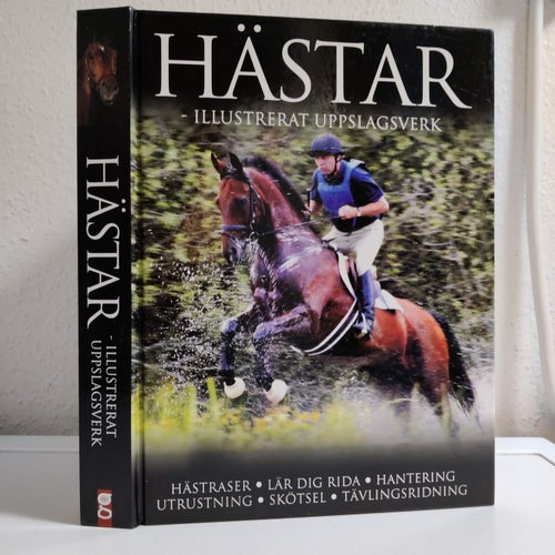 Hästar - illustrerat uppslagsverk (inb) praktverk i stort format rikt illustrera