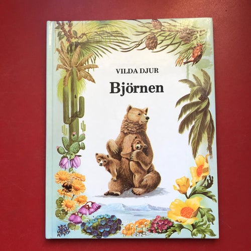 VILDA DJUR Björnen + VILDA DJUR Hjorten Illustrationer Michael Atkinson 1979