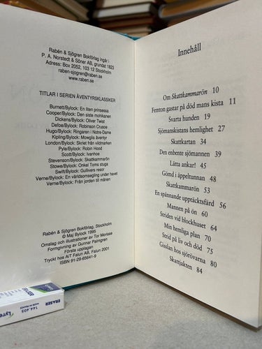 Skattkammarön av Robert Louis Stevenson. bok, Very Good plus, BM