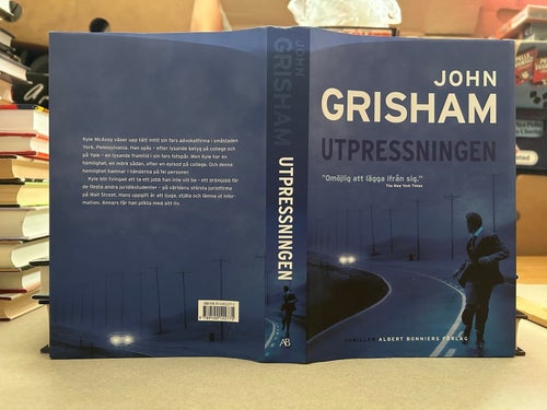 Utpressningen av John Grisham, bok, Very good plus