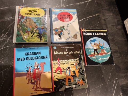 5 Tintin Album - Carlsen Comics