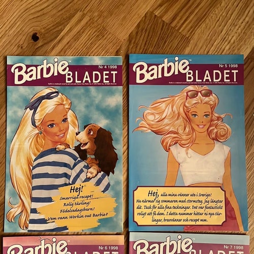 Barbie Bladet, 1998, Nr 4, 5, 6, 7