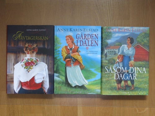 Anne Karin Elstad - 3 böcker .