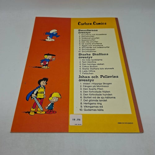 Smurfernas Äventyr 10 - Smurfhistorier - Första upplagan