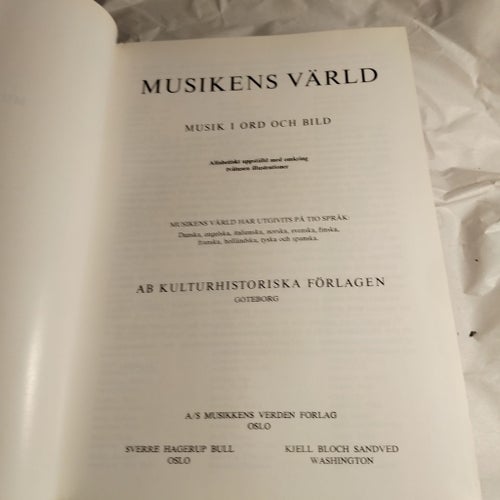 Musik Lexikon Musikens Värld