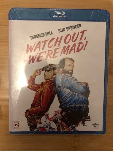 WATCH OUT, WE´RE MAD! (1974) Blu-ray Sv. text Bud Spencer *INPLASTAD*