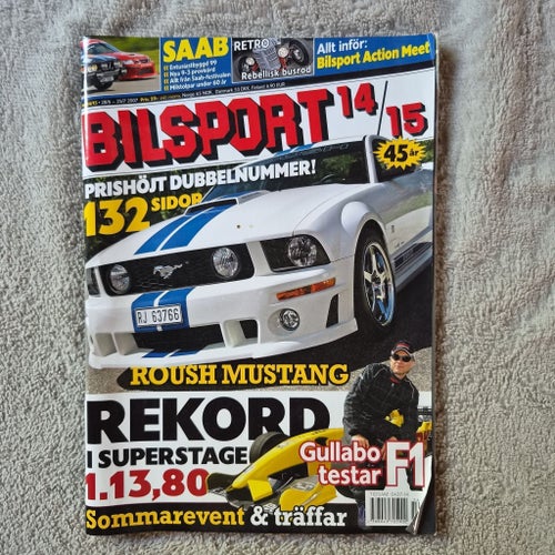 BILSPORT Nr 14 - 15 Jubileumsutgåva 45 år 2007