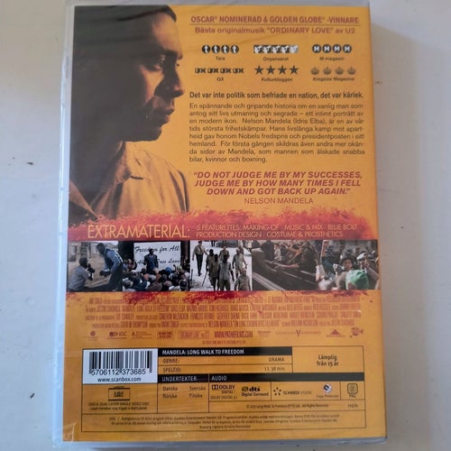 INPLASTAD, Mandela: Vägen till frihet - DVD