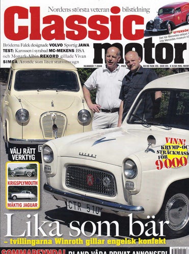 Classic 2008-7 Jaguar MK II.Volvo LV 150.Jawa.Opel Rekord.P1800