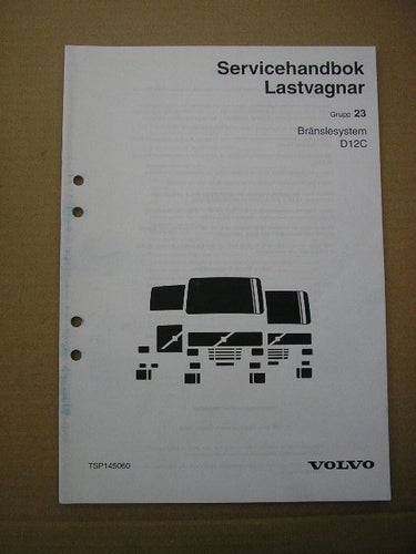 VOLVO Verkstadshandbok Lastbil Bränslesystem D12C