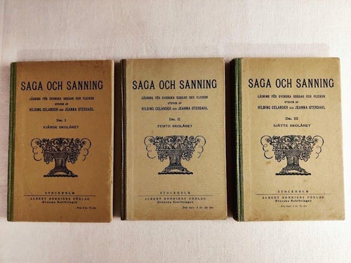 Saga och sanning del 1-3 - Läsning för svenska gossar och flickor