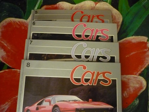 BOK, 4 STYCKEN CARS BÖCKER: 5, 6, 7, 8