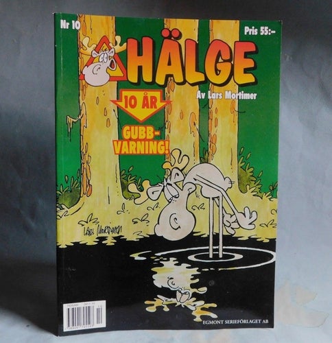 HÄLGE Nr 10 Gubbvarning, av Lars Mortimer , fint skick Vf-NM