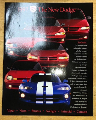 Försäljningsbroschyr Dodge 1997