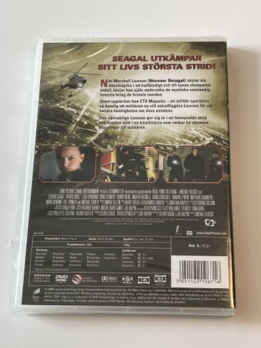 Attack force (Steven Seagal & Lisa Lövbrand, 2006). Inplastad DVD