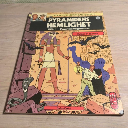 Blake och Mortimers äventyr - Pyramidens Hemlighet del 1 Papyrusfragmentet