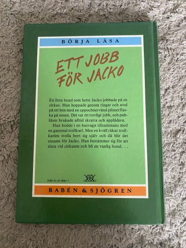 Ett jobb för Jacko av Thomas och Anna-Clara Tidholm