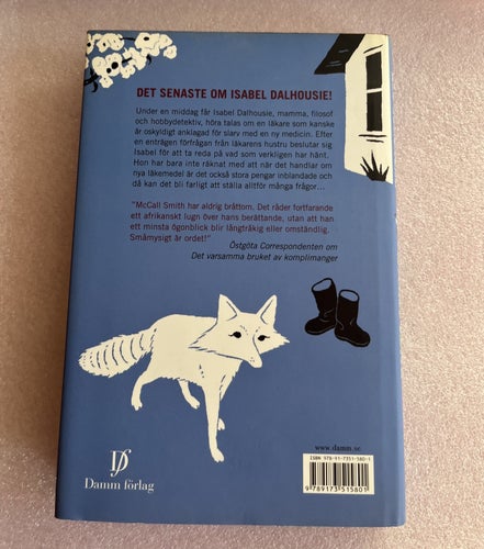 Det behagliga med lördagar – Alexander McCall Smith (inbunden, Isabel Dalhousie)
