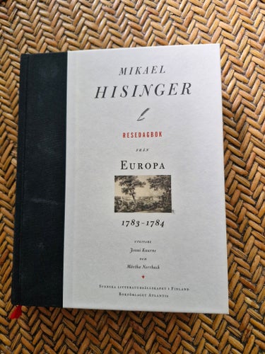Mikael Hisinger Resedagbok från Europa 1783-1784