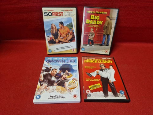 SANDLER - 50 FIRST DATES/I NOW PRONOUNCE YOU CHUCK&LARRY/GROWN UPS/BIG DADDY DVD