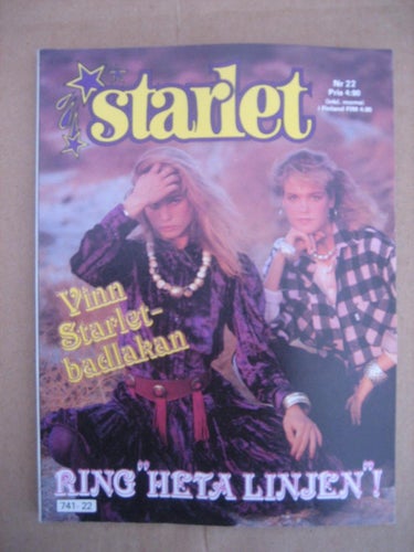 Starlet Nr:22-1983(Idolbild på Basse Wickman, Ken Marshall & Yiao Yan)