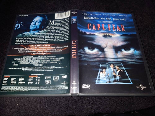 Cape Fear (2-disc), av Martin Scorsese med Nick Nolte, Robert De Niro