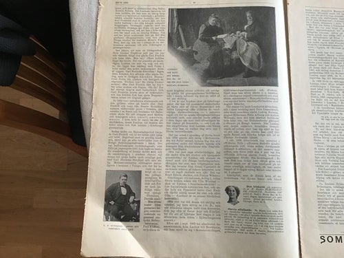 IDUN NR 4 1901 OPERA CF LINDQVIST,SAM WIDE,GEFLE (GÄVLE)LARS JOHAN HIERTA,