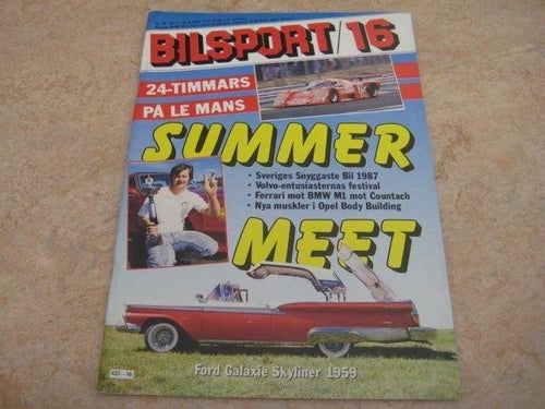 BILSPORT NR 16 1987 BILSPORT SUMMER MEET , M.M