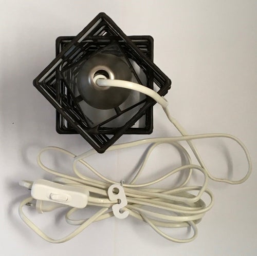 Målat Glas hängande lampa Fönsterlampa "Tower"