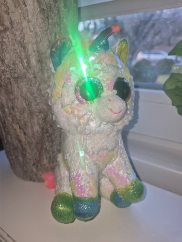 Ty Beanie Boos flippables pixy gosedjur, enhörning med paljetter!