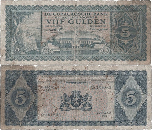 1948, 5 Gulden - Curaçao | P-29