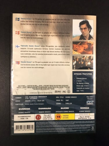 Donnie Brasco - DVD (2004)(Beg) Pacino + Depp
