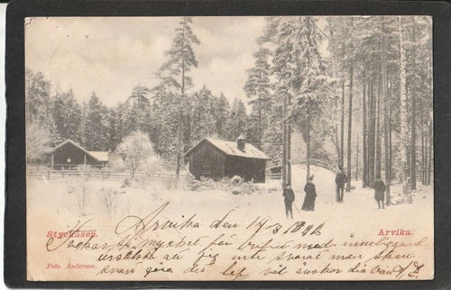 Arvika. Syckåsen vintertid 1902