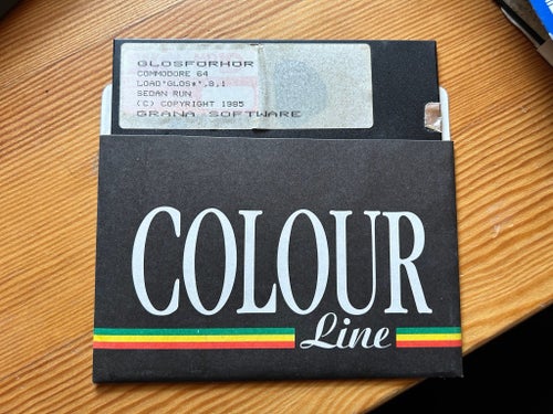 GLOSFÖRHÖR Commodore 64 diskett, Grana software