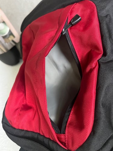 Lowepro Fastpack 250 ryggsäck i svart och rött