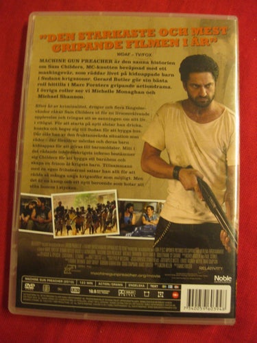 MACHINE GUN PREACHER - GERARD BUTLER - DVD