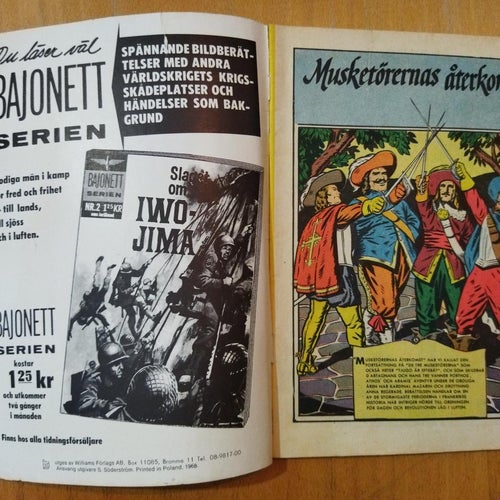 Illustrerade klassiker nr 102 Musketörernas återkomst Alexandre Dumas