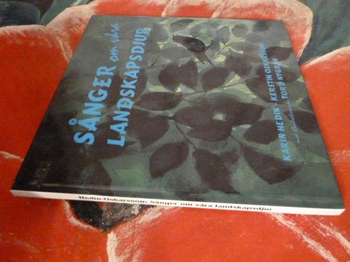 SÅNGER OM VÅRA LANDSKAPSDJUR, KERIN HEDIN, BOK, MED CD-SKIVA
