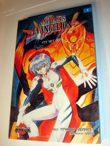 NEON GENESIS EVANGELION MANGA serie svenska NY OLÄST Nr 3