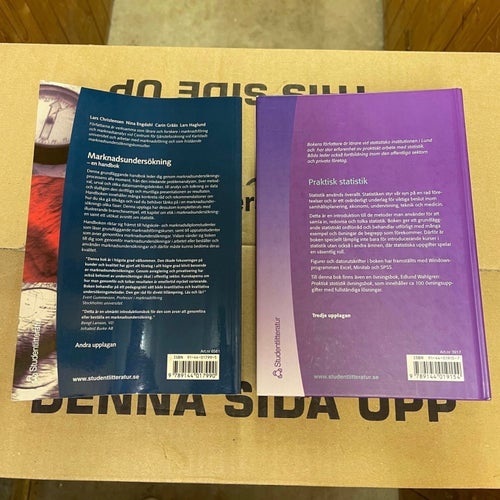 Marknadsundersökning - en handbok & Praktisk statistik (studentlitteratur)