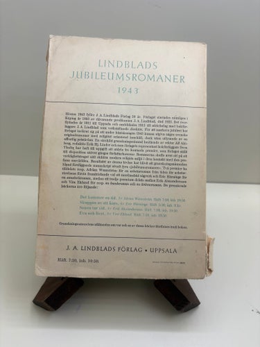 Det kommer en tid – Adrian Wennström (Lindblads jubileumsroman 1943)